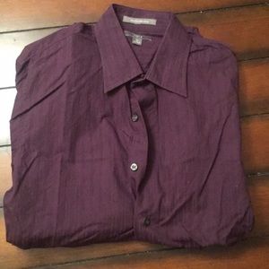 Purple men’s collared shirt